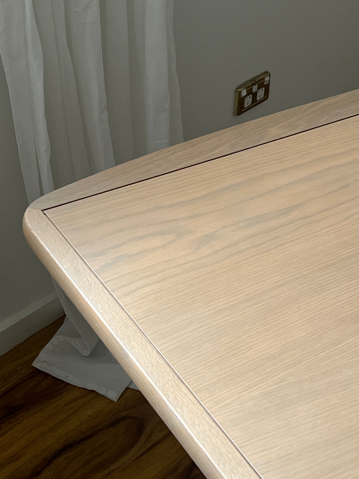 Leather & Limed Timber Dining Set by Danish Deluxe, 1987