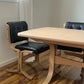 Leather & Limed Timber Dining Set by Danish Deluxe, 1987