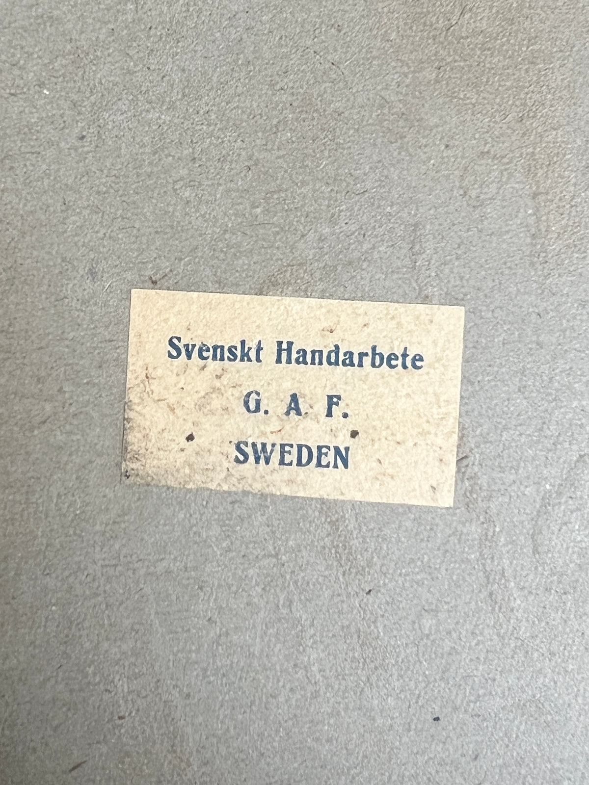 1940s G.A.F. Swedish Display Tray