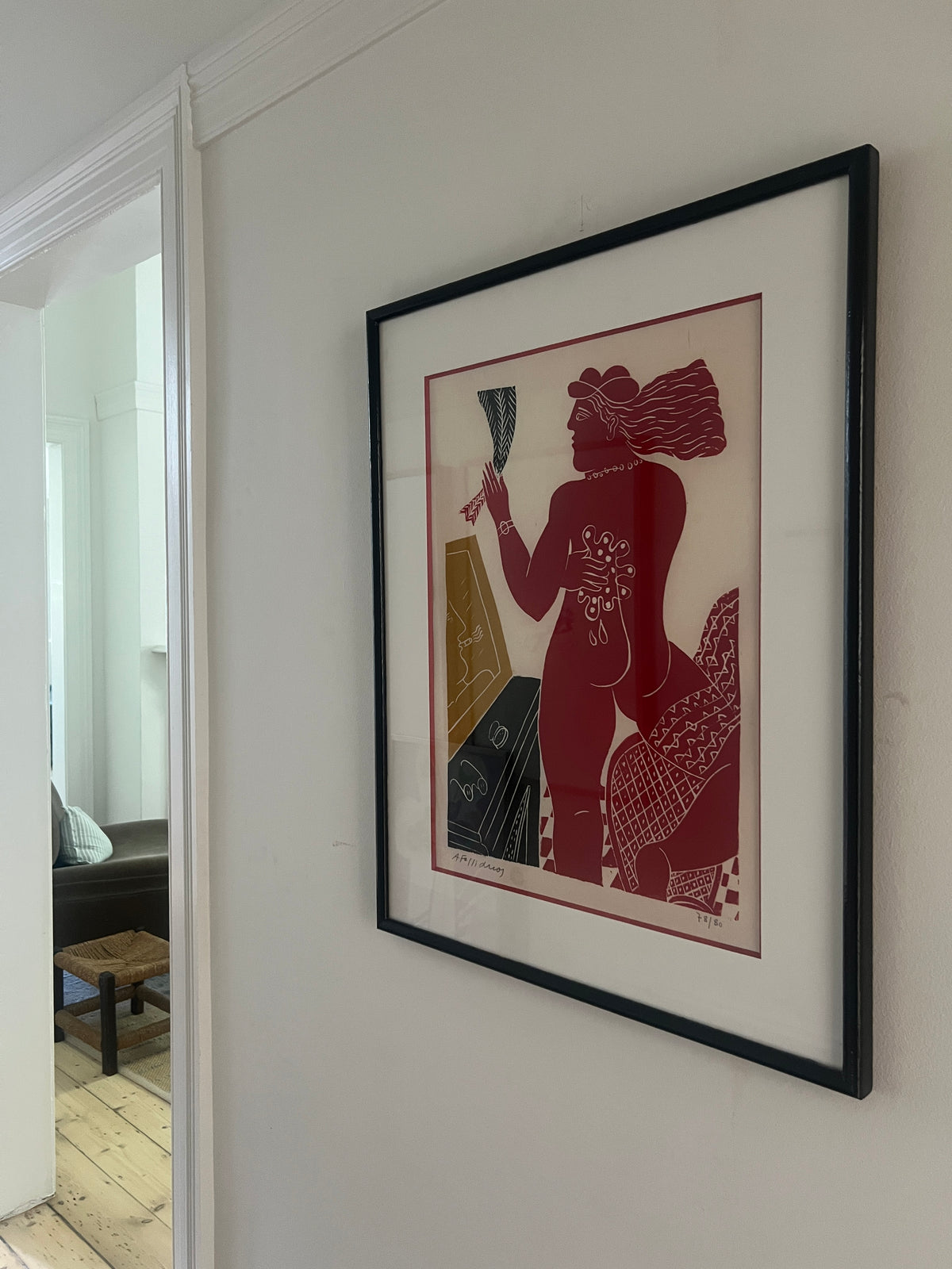 Large Signed Artwork by Alekos Fassianos