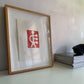 Framed Original David Band 'Red Miles' Screenprint Artwork