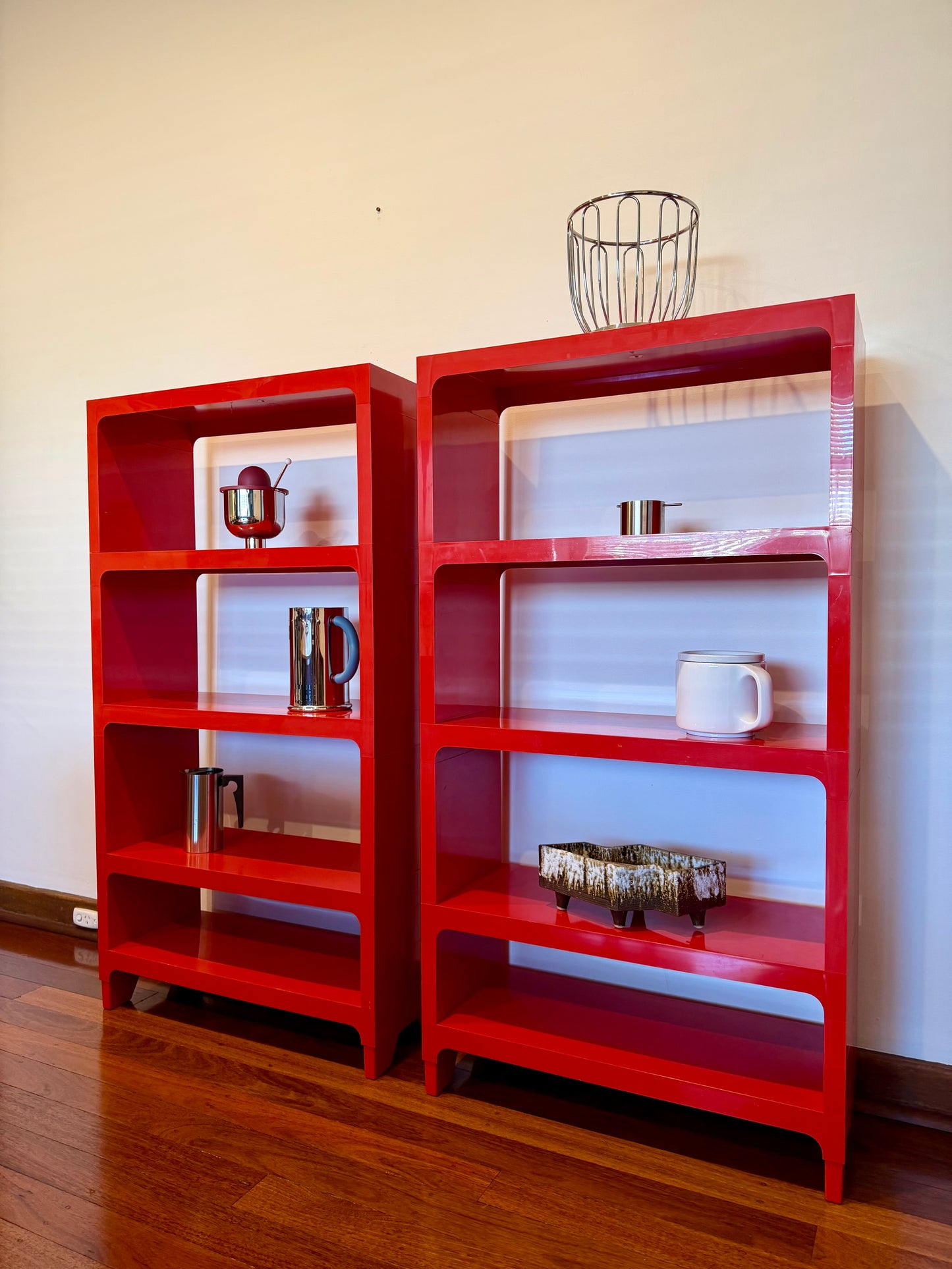 Pair of Olaf von Bohr Modular Shelving Units – Michaelis Bayley, Australia, 1970s