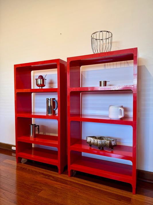 Pair of Olaf von Bohr Modular Shelving Units – Michaelis Bayley, Australia, 1970s
