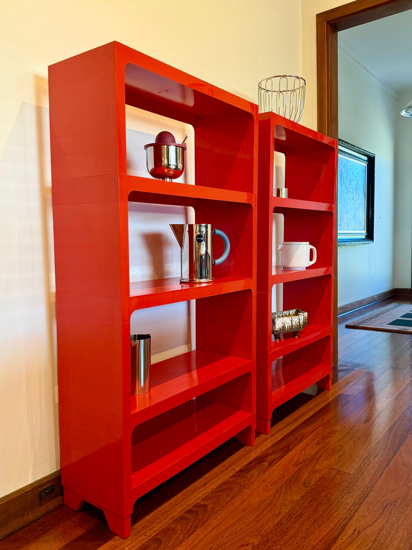 Pair of Olaf von Bohr Modular Shelving Units – Michaelis Bayley, Australia, 1970s