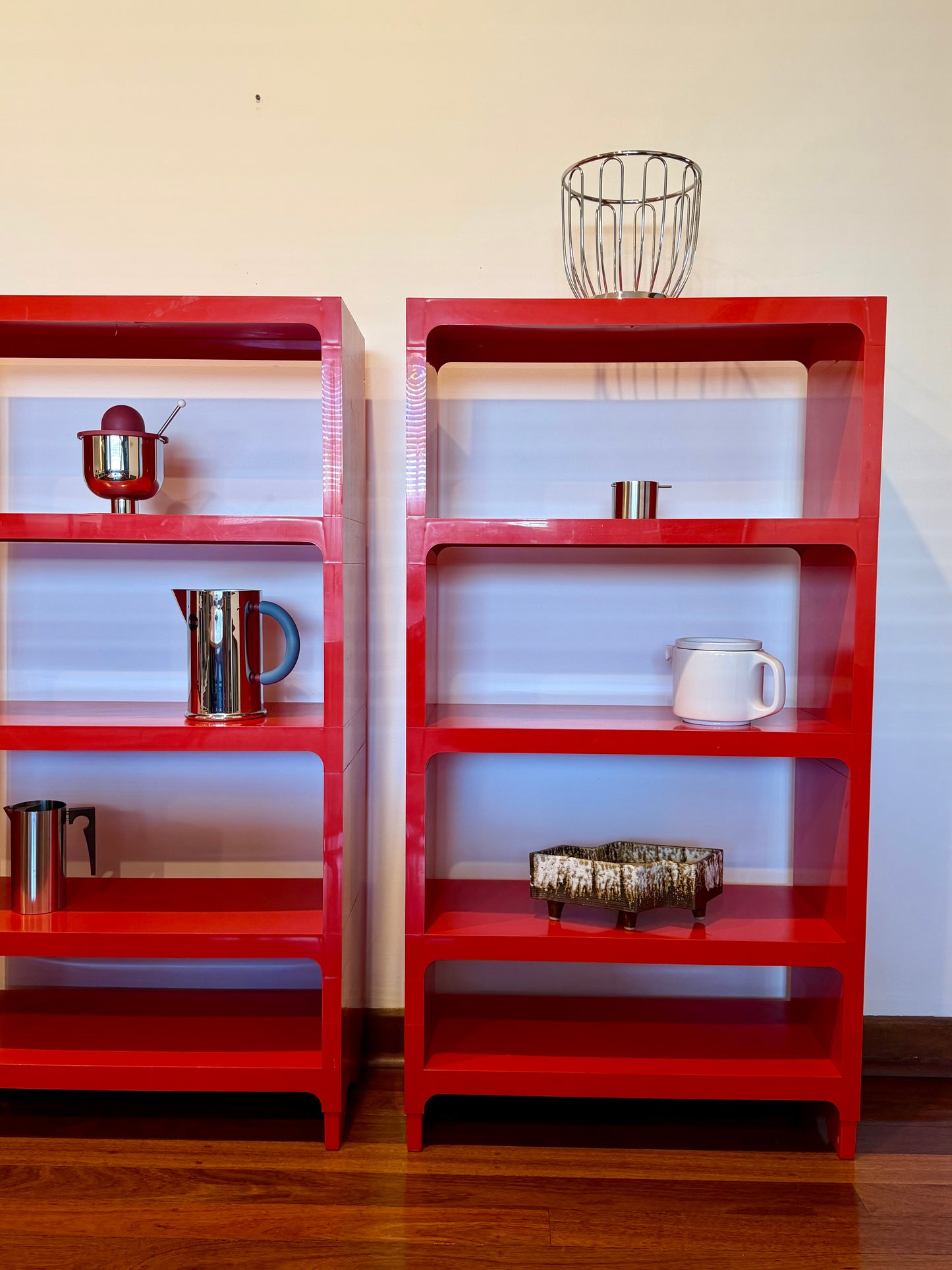 Pair of Olaf von Bohr Modular Shelving Units – Michaelis Bayley, Australia, 1970s