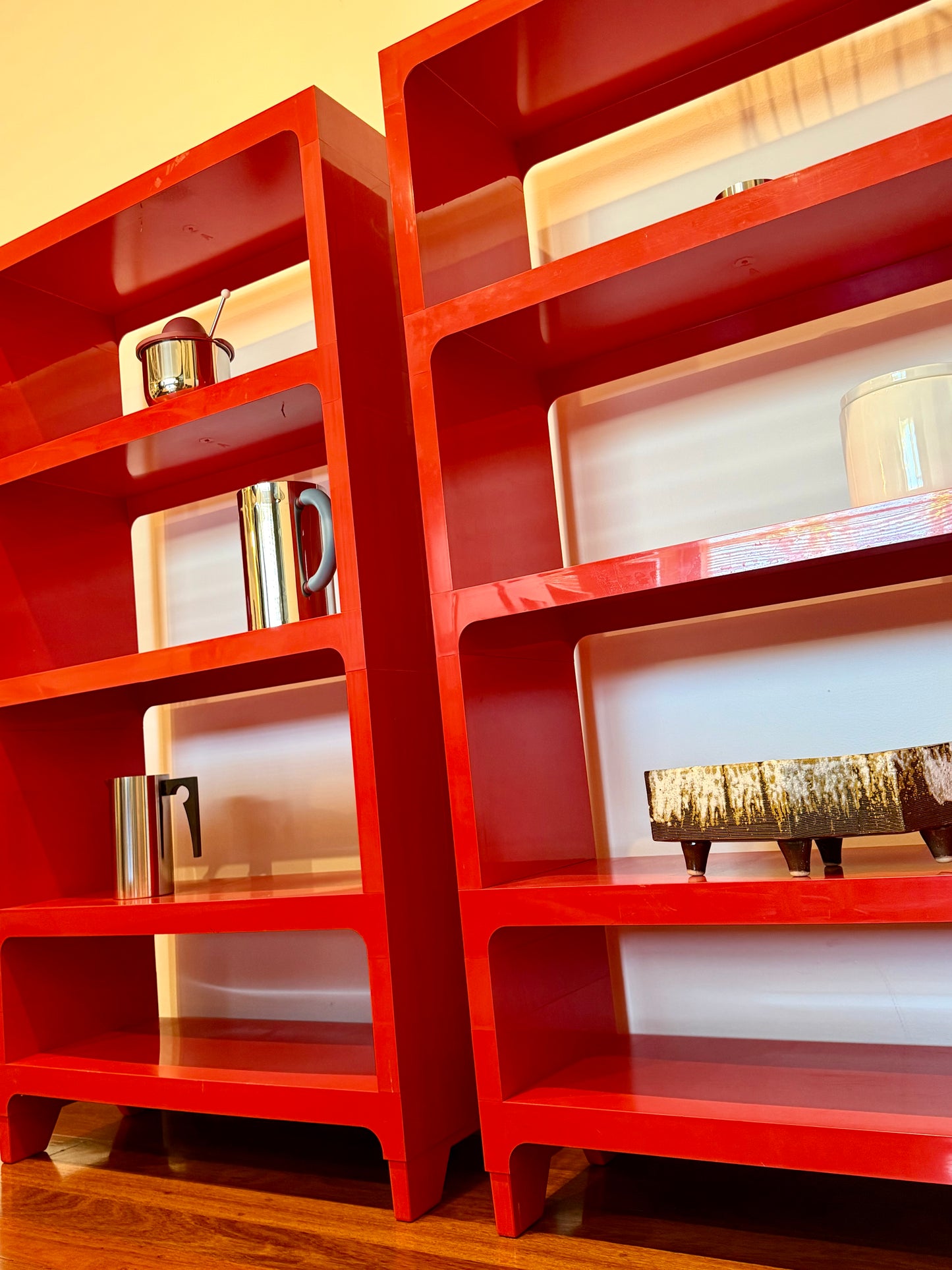 Pair of Olaf von Bohr Modular Shelving Units – Michaelis Bayley, Australia, 1970s