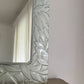 Vintage Pressed Glass Leaf Mirror