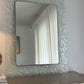 Vintage Pressed Glass Leaf Mirror