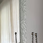 Vintage Pressed Glass Leaf Mirror