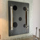 Vintage Pressed Glass Leaf Mirror