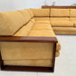Large Modular Corduroy Sofa