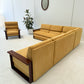 Large Modular Corduroy Sofa
