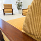 Large Modular Corduroy Sofa