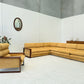 Large Modular Corduroy Sofa