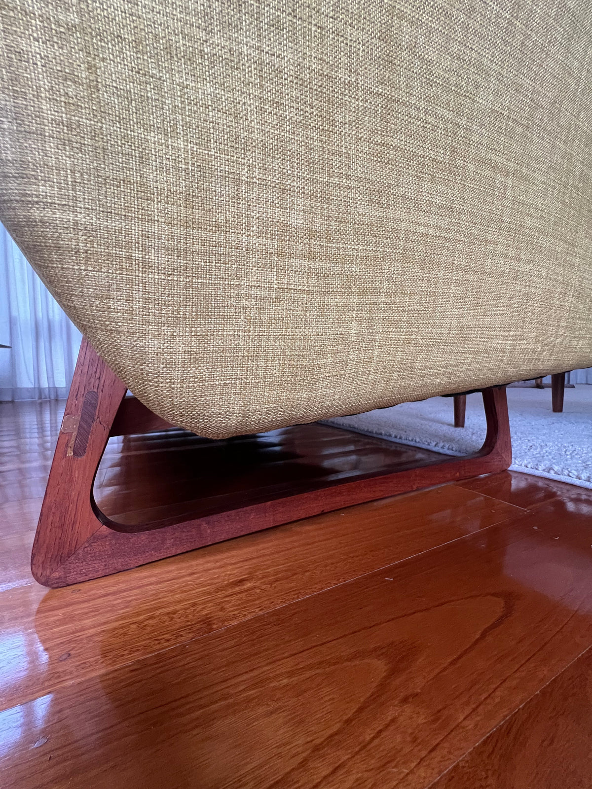 Parker Sleigh Leg Four Seater Sofa