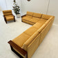 Large Modular Corduroy Sofa
