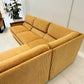 Large Modular Corduroy Sofa
