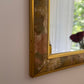 Vintage 1980s Large Floral Framed Mirror