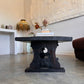 Vintage Blackened Oregon Coffee Table - Spanish Revival