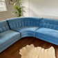 1950s Velvet Modular Sofa