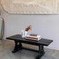 Vintage Blackened Oregon Coffee Table - Spanish Revival