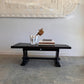 Vintage Blackened Oregon Coffee Table - Spanish Revival