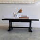 Vintage Blackened Oregon Coffee Table - Spanish Revival