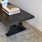 Vintage Blackened Oregon Coffee Table - Spanish Revival
