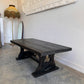 Vintage Blackened Oregon Coffee Table - Spanish Revival