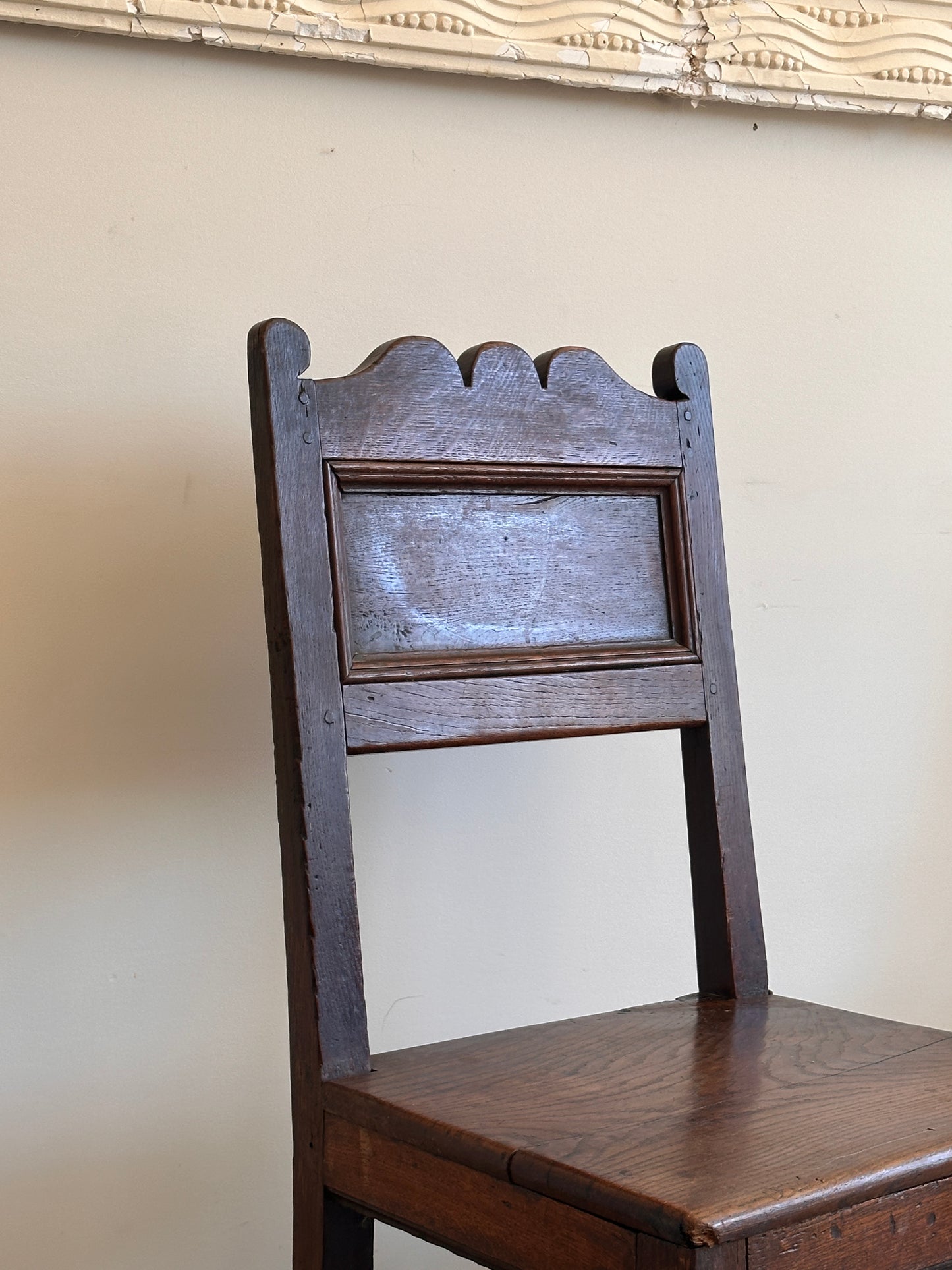 1600's Lancashire Blackened Oak Side Chairs