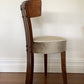 Set of Four Three Legged Art Deco Chairs