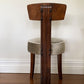 Set of Four Three Legged Art Deco Chairs