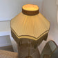Stunning Green Victorian Silk Tassel Shade Standing Lamp.