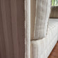 Cream Striped Modular Sofa