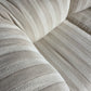 Cream Striped Modular Sofa