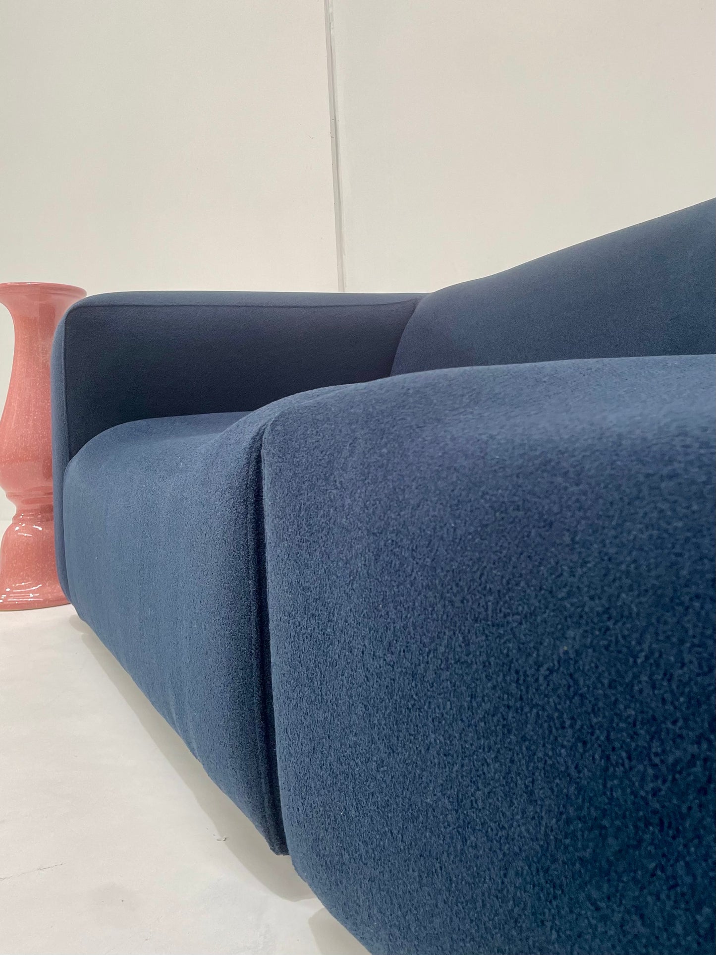 Bespoke Blue Sofa & Ottoman