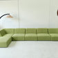 Green Modular Corduroy Sofa