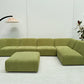 Green Modular Corduroy Sofa