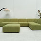 Green Modular Corduroy Sofa