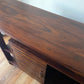 Solid Sheesham Rosewood Console Table | Sideboard Buffet Cabinet | Mid Century Style