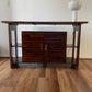 Solid Sheesham Rosewood Console Table | Sideboard Buffet Cabinet | Mid Century Style