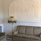 Vintage Green Velvet Stripe Sofa + Armchairs - Box Pleat Skirt