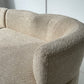 - Custom Sofa in Cream Bouclé