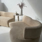 - Custom Sofa in Cream Bouclé