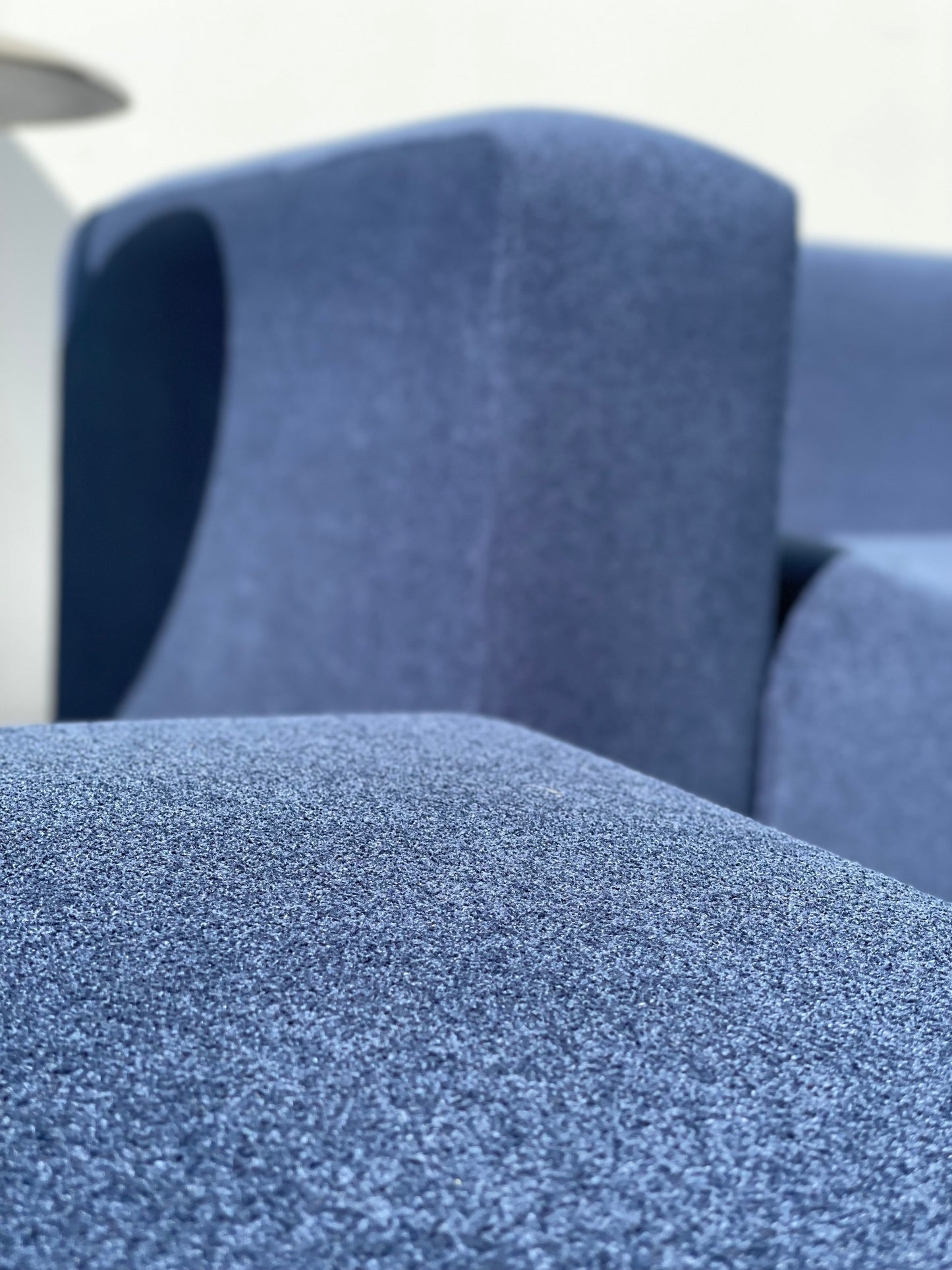 Bespoke Blue Sofa & Ottoman