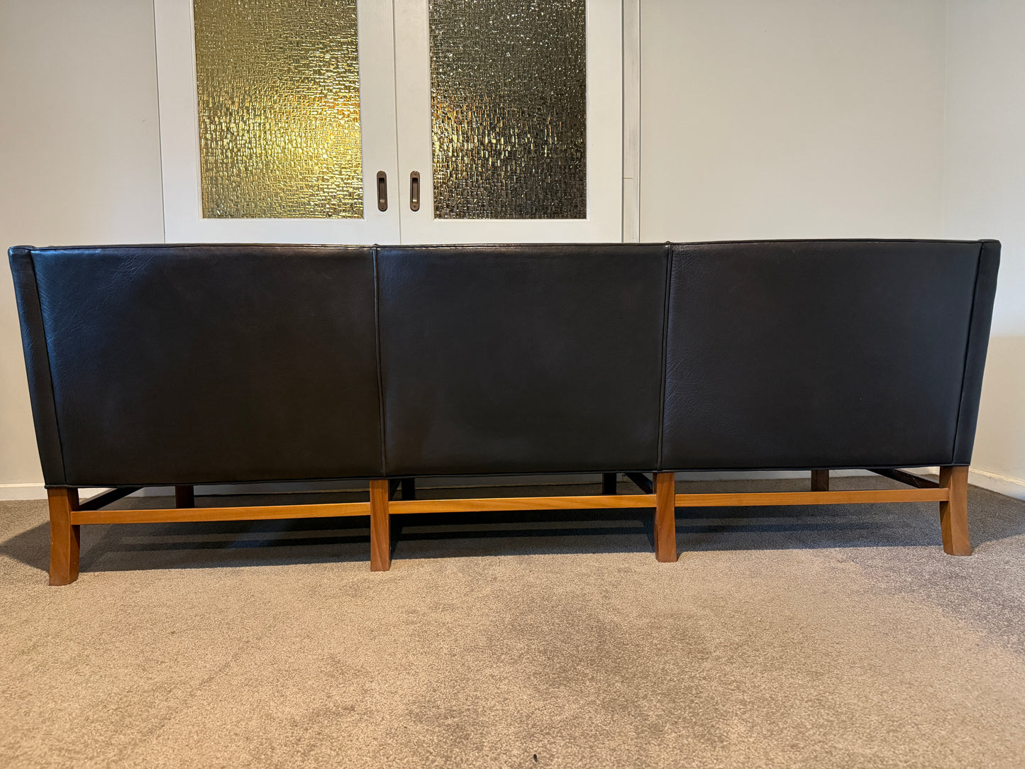 Grant Mobelfabrik Leather Sofa