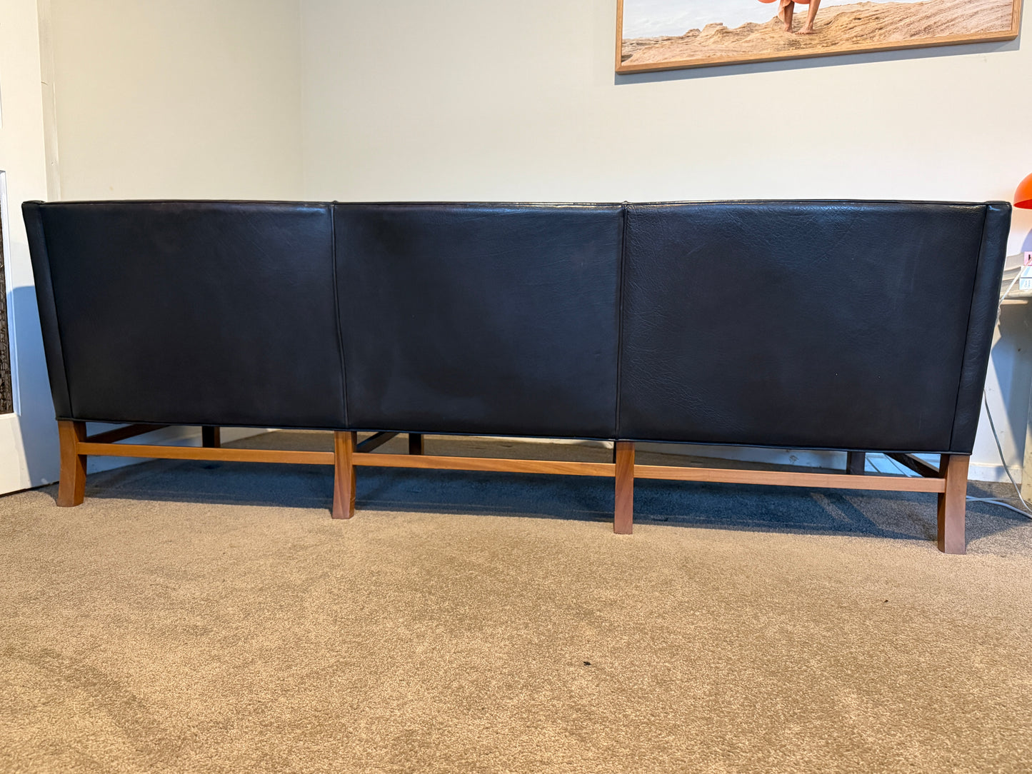 Grant Mobelfabrik Leather Sofa
