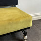 Vintage Color Block Velvet Sofa Bed / Daybed