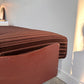 Vintage Chocolate Brown Velvet Daybed / Sofa