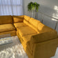 Five Piece Mustard Modular Sofa Set